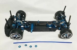 ○ RA107 タミヤ 電動RC シャーシ　TRF418 組立済　走行回数少なめ　現状