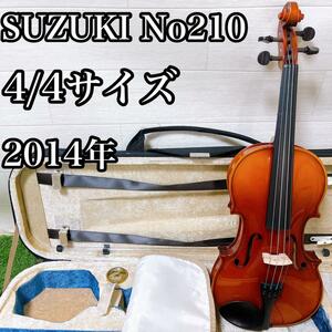 【美品】SUZUKI スズキ　No210 4/4サイズ　2014年　湿度計付き