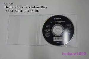 [中古][ディスクのみ]Canon Digital Camera Solution Disk Ver.105.0 JEFIGSCRK