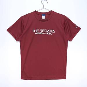 【送料無料】早慶レガッタ/The Regatta ドライTシャツ エンジ/早稲田大学漕艇部VS慶應義塾大学端艇部/ASICS/アシックス/Mサイズ