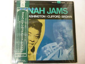 [LPレコード] ダイナ・ワシントン・ウィズ・クリフォード・ブラウン DINAH JAMS Dinah Washington Clifford Brown 帯付