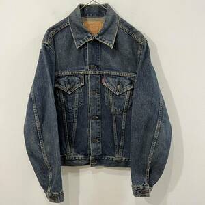 90s VINTAGE LEVI’S 3rd ビッグE 復刻 デニムジャケット Gジャン ジージャン 日本製 71557 ビンテージ リーバイス【送料一律/同梱可能】G