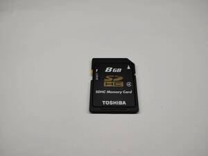  8GB　TOSHIBA　SDHCカード　フォーマット済み　メモリーカード　SDカード　