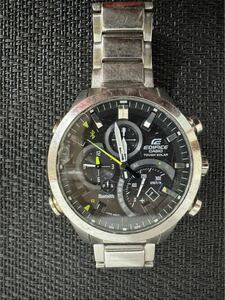 CASIO EDIFICE EQB-500 シルバー　Bluetooth 　タフソーラー　メンズ腕時計　A-1324