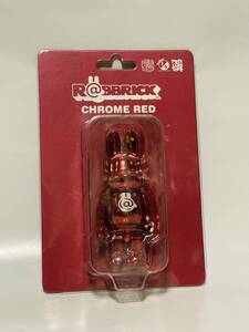 R@BBRICK 100% CHROME RED メッキ ラブブリック メディコムトイ フィギュア BE@RBRICK 未開封