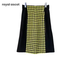 royal ascot チェック柄 デザイン タイトスカート ヴィンテージ古着