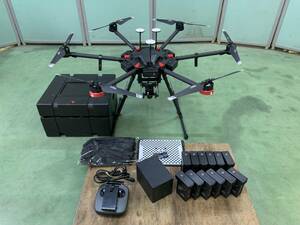 ◎【AH-05806】中古品 DJI 空撮カメラドローン マトリス Matrice600 Pro M600 Pro GL890A バッテリー×18 充電器【佐川送料着払い・2梱包】