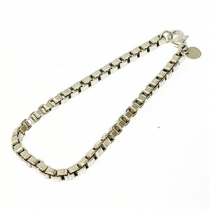 【1円スタート】TIFFANY & Co. ティファニー シルバー ベネチアン 15.6g 925刻印 ブレスレット 274694