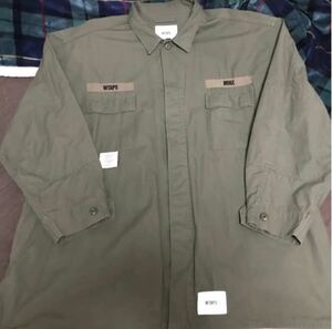 WTAPS ダブルタップス GUARDIAN JACKET COTTON RIPSTOP ガーディアン ジャケット コットン リップストップ OLIVE DRAB ワークシャツ