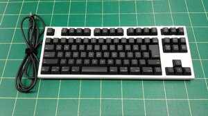 東プレ REALFORCE TKL for Mac 日本語配列 91キー テンキーレスキーボード シルバー/黒【使用済・箱なし】(2487256)※代引不可