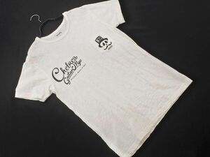 ネコポスOK SHIPS シップス Chelsea Guitars NYC チェルシーギターニューヨーク プリント カットソー sizeS/白 ■◆ ☆ edc4 メンズ