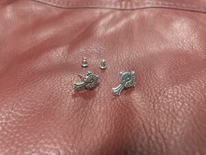 クロムハーツ ピアス クロス CHROME HEARTS ダガー　ハート　フローラルネックレス　セット　silver シルバー　925 CH クロス