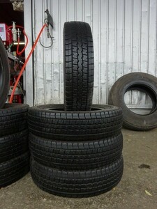 155/80R14　88/86N　LT　ダンロップ　WINTER　MAXX　SV01　中古スタッドレス4本（010712-5）