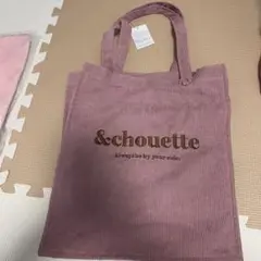 【値下げ】&Chouetteのピンクトートバッグ