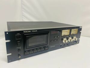 中古現状品　TASCAM 112MKⅡ カセットデッキ　通電のみ確認