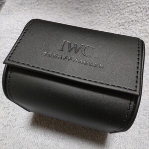 IWC 正規 時計 収納 黒 BK ブラック 系 携帯 ソフト ケース 保護 持運び 便利 保存 BOX 純正 トラベル ボックス 08