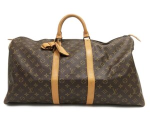 LOUIS VUITTON ルイ・ヴィトン キーポル55 M41424 ボストンバッグ 旅行カバン モノグラム ゴールド金具 ヴィンテージ