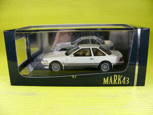 MARK43 1/43 トヨタ ソアラ 3.0 GT リミテッド (MZ21) 1990 クリスタル ホワイト トーニングⅡ ジャンク (最安送料レタパ520円)