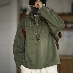 LRM299★復刻 米国 海軍 N-2作戦着 USN WW2 wet weather parka パーカー ワークジャケット デッドストック ワークウェア カーキ ミリタリー