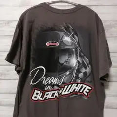 GILDAN  Tシャツ　L　レース　speedway  USA古着