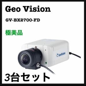 3台セット【極美品】Geo Vision GV-BX2700-FD ネットワークカメラ 防犯カメラ 監視カメラ