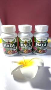 ３個送料無料★オーガニック・MACA（マカ）1000mg配合60カプセル/GMP認証済み■男性機能や女性の生理不順などに効果が期待できる12800円品