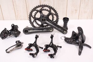 ★CAMPAGNOLO カンパニョーロ SUPER RECORD 2x11s リムブレーキ グループセット 170mm 50/34T 美品