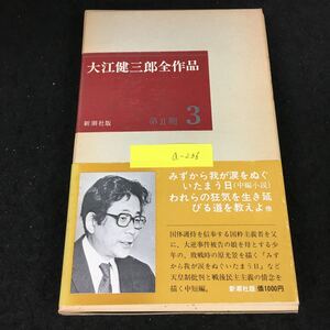 a-236 大江健三郎全作品 ③ 第Ⅱ期 著/大江健三郎 株式会社新潮社 1977年発行※12