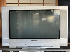 ☆★ MITSUBISHI ブラウン管 三菱カラーテレビ　リモコン付 ２８W-FK３　02年製 ★☆彡