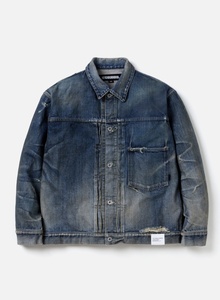 NEIGHBORHOOD SAVAGE DENIM TYPE-1 JACKET INDIGO XL / ネイバーフッド デニム ジャケット デニムジャケット インディゴ 242XBNH-JKM01 