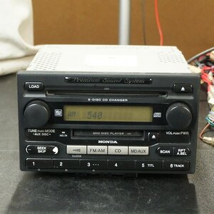 39100-S7A-9010-M1 オーディオ 松下電器 ヘッドユニット 2DIN CD MD FM AM ラジオ CQ-WH000A ホンダ 純正 難あり @7179s