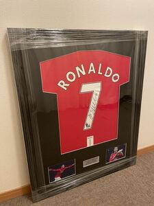 【NIKE】Ronaldo Manchester United Signed and Framed Shirt 07-09 ロナウド マンU 直筆サイン サイン サイン入りユニフォーム
