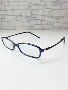 +3.50 JINS Airframe Slim -men basic- MUF-19S-183 ジンズ スクエア型 ダークネイビー 老眼鏡 良品