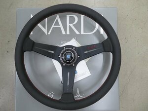 未使用正規品　数量限定モデル　NARDI　SPORT　TYPE A　340　RED　E.NARDI　品番　N921　BKLパンチングレザー＆ブラックスポーク　現品あり