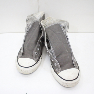 2000年代製 CONVERSE コンバース ALLSTARE グレー ハイカットスニーカー■00s 表記9.5cm くつ 小物 アンティーク 古着 アメカジ ストリート