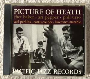 CD-Apr / 米 Pacific Jazz / Art Pepper (alto sax) Chet Baker (trumpet) Carl Perkins (p) / PICTURE OF HEATH 