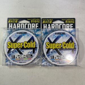 DUEL (デュエル) ハードコア スーパー コールド X4 HARDCORE Super Cold X4 200m 1.0号 10m×5色2個セット【新品未使用品】N8734