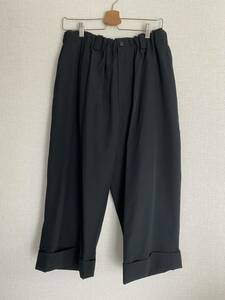 1996aw yohji yamamoto pour homme wool gabardine wide pants with a back pockets archive ヨウジヤマモト シワギャバ ワイドパンツ 