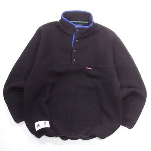 未使用同様品 DESCENDANT HUMMING FLEECE PULLOVER BLACK 2 ディセンダント フリースプルオーバー ブラック