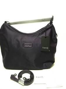 Samsonite サムソナイト Lipault PARIS シリーズ バッグ ショルダーバッグ パープル 未使用品 巾45 高34 厚16 HOBO BAG M PURPLE