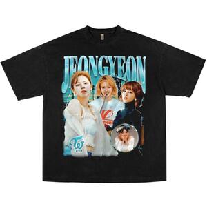 TWICE ジョンヨン Tシャツ ブラック vintage raptee