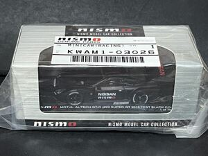 日産ニスモ純正品 KWAM1-03026 京商 1/64 NISMO MOTUL AUTECH R35 GT-R スーパーGT 2012 テスト ブラック