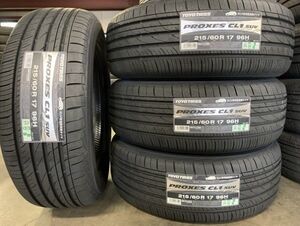 ◇【新品４本価格】215/60R17 96H 215/60-17 TOYO トーヨー PROXES CL1SUV プロクセス シーエルワン CR-V エリシオン MPV RVR 夏用