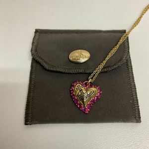 営MK30-60Y Vivienne Westwood ヴィヴィアンウエストウッド ネックレス ハート ピンク ゴールド アクセサリー ペンダント ケースあり