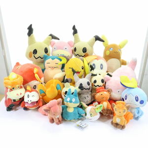 ●ポケモンセンター 他 ぬいぐるみ まとめ売り Pokemon Center ライチュウ ホゲータ カビゴン ミミッキュ ピカチュウ B158