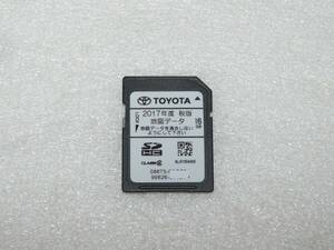 トヨタ純正 NSZT-W61G NSCT-W61 2017年 秋 地図SDカード