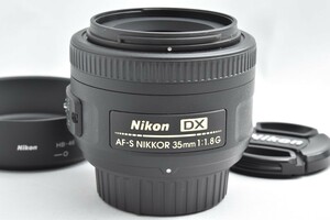 ◆極上 NIKON ニコン AF-S DX NIKKOR 35mm F1.8 G #1550