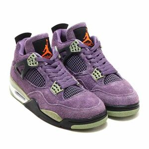  NIKE WMNS AIR JORDAN 4 JORDAN 4 RETRO CANYON PURPLE AQ9129-500ナイキ エアジョーダン4レトロ キャニオン パープル WMNS 23cm