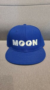 MOON/ムーンアイズMOONEYES/フラットバイザー flat visor/ 帽子/ キャップ/OTTO/blue ブルー