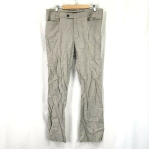 JOSEPH/オンワード樫山★麻/リネン52%/スラックスパンツ【Mens size -42/L/股下79cm/グレー/Gray】Pants/Trousers◆BH64